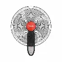 مروحه تورنيدو حائط 18بوصه ريموت EPS-18R