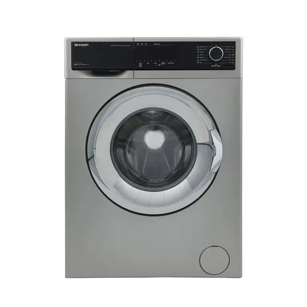 Sharp 7 kg Front Load Automatic Washing Machine, Silver ES-FP710CXE-S