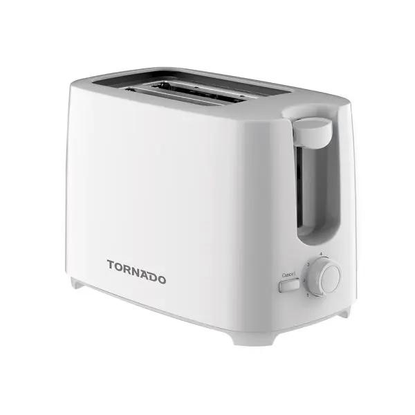 Tornado 2-Slice Toaster, 700W, White, TT-700