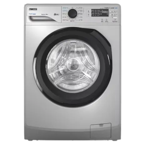 غساله زانوسى فول اوتوماتيك 7 ك ديجيتال بخار سلفر باب اسود ZWF7240SB5