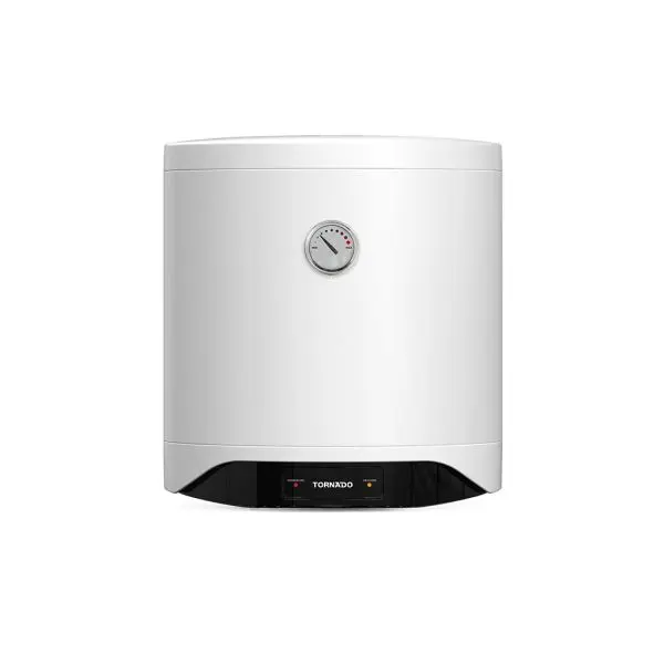 سخان تورنيدو كهرباء 30 لتر ، إينامل ، لمبة ليد ، أبيض
