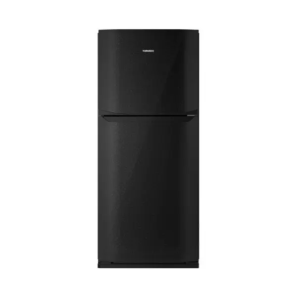 Tornado Refrigerator, 2 Doors, 304 Liters, No Frost, Black, RF-33FT-BK