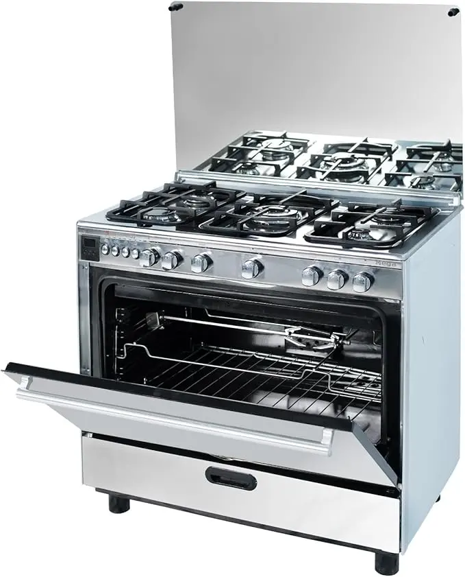 بوتجاز تكنو جاز 60 * 90 ميجا استانلس امان كامل - ديجيتال مروحه - حوامل زهر 