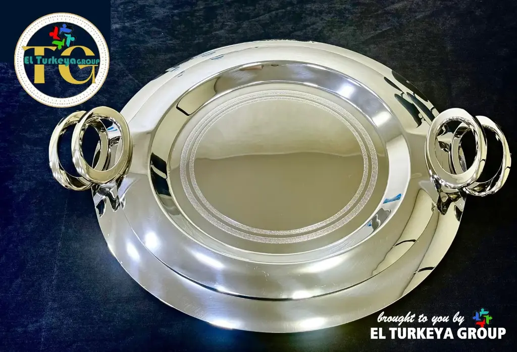 Steel tray serving 2 s. 118/1200