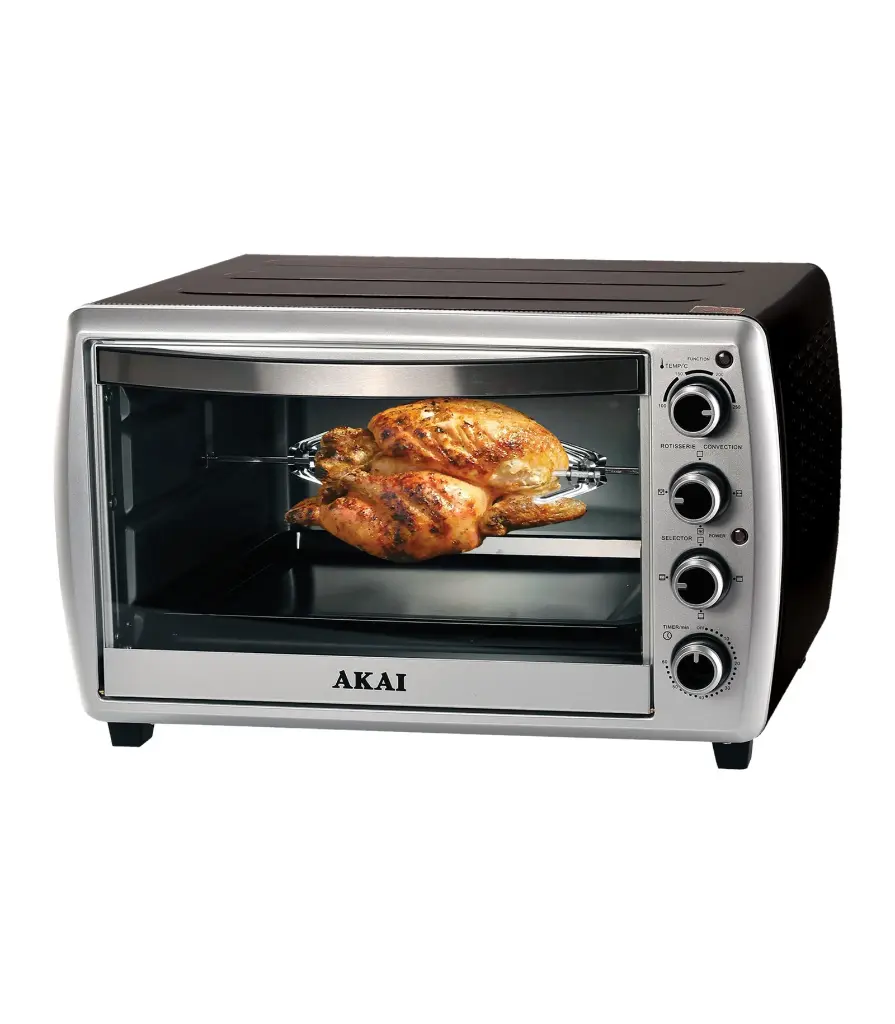 فرن اكاى 55 لتر شوايه ومروحة ولمبة  