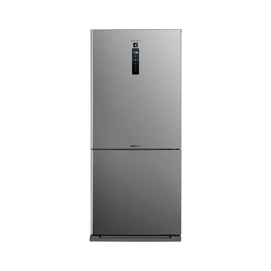 ثلاجه شارب 2باب فريزر سفلى558لتر انفرتر استانلس SJ-PV73K-DST