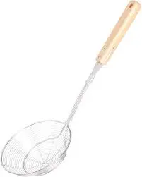 مصفاه تحمير بيد خشب 18سم