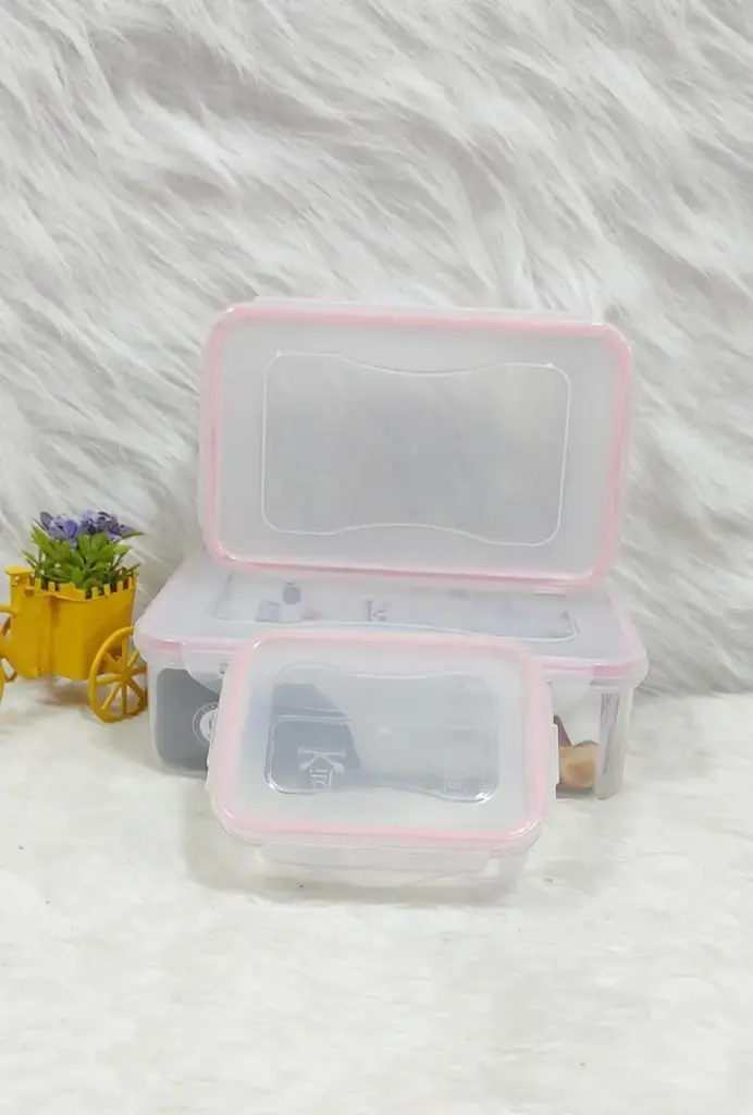 3-piece rectangular Tik Tok refrigerator box set