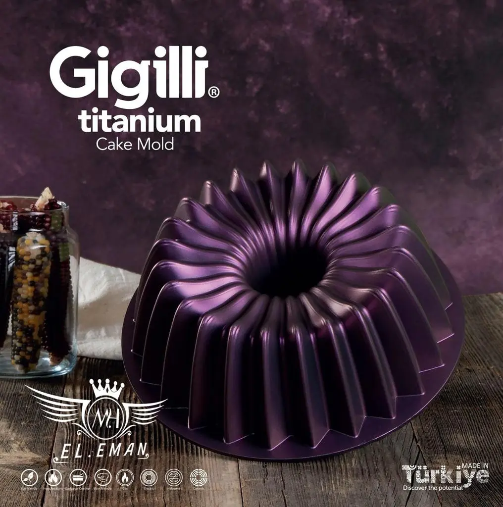 بريوش كيك تيتانيوم جرانيت مدور