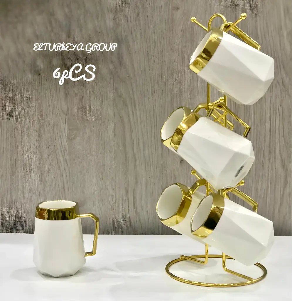 6-piece porcelain mug set TT190