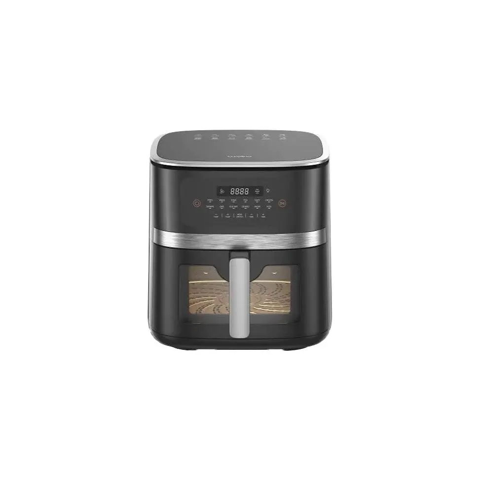 قلايه بلاك اند وايت 8.5لتر مربعه ديجيتال