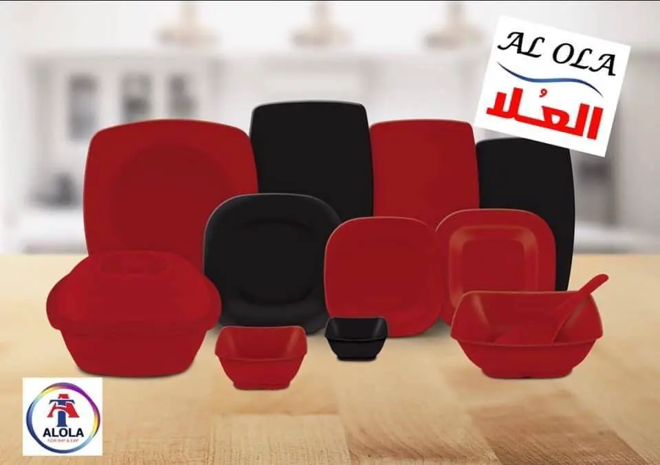 طقم ميلامين 38ق مربع ماليزى 4350