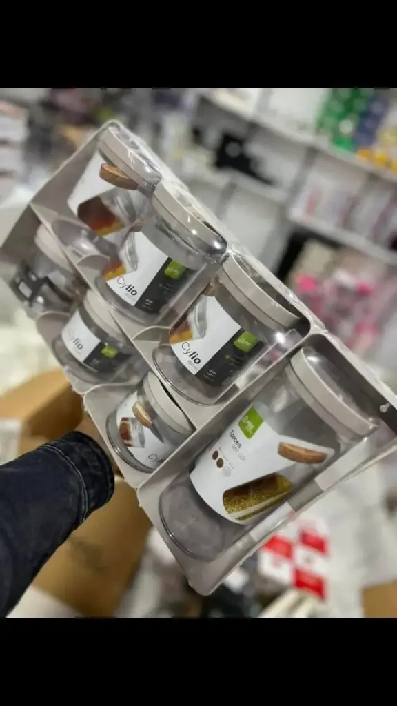 7-piece 2-tier cello jar set