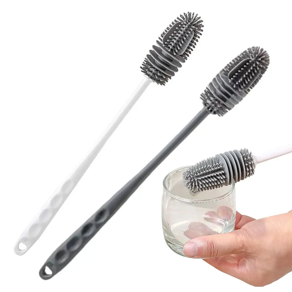 silicone bottle brush