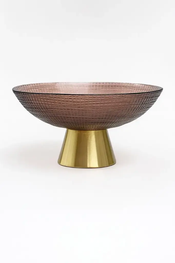 طبق فاكهه اطار دهبى 044/500