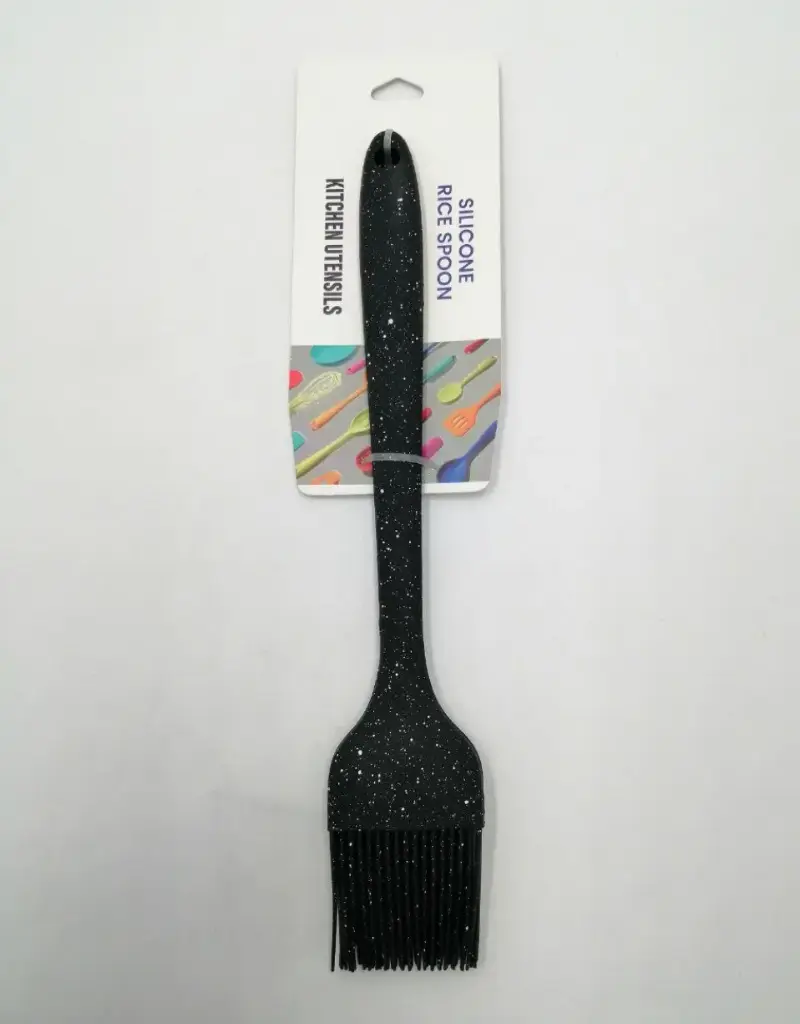 Black silicone paint brush