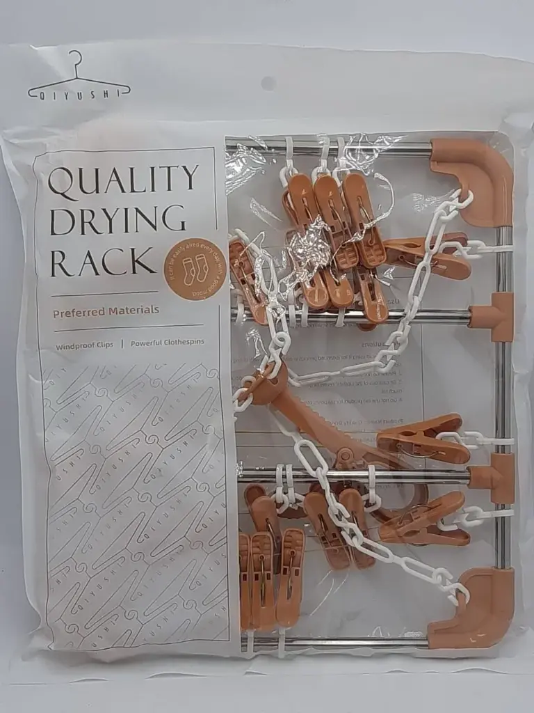 Stainless Steel Dryer * Plastic Color Square 18 Clips