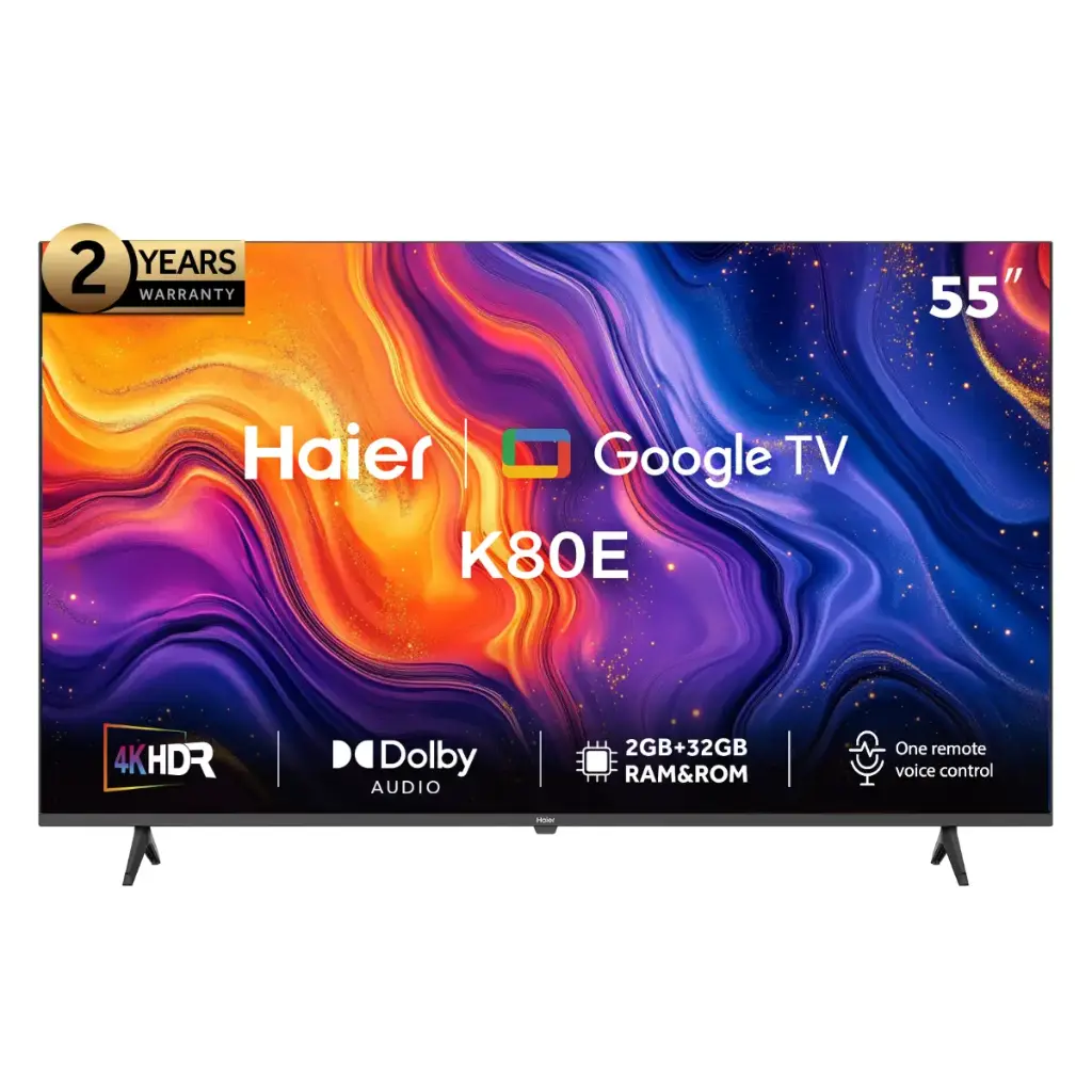 شاشه هاير 55 بوصه سمارت 4k