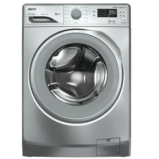 غساله زانوسى فول اوتوماتيك ديجيتال 8ك 1200لفه فضي باب رمادي-ZWF8240SV5