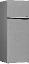 Beko No Frost Refrigerator 430 L Net - Top Freezer - Silver - RDNE455MK
