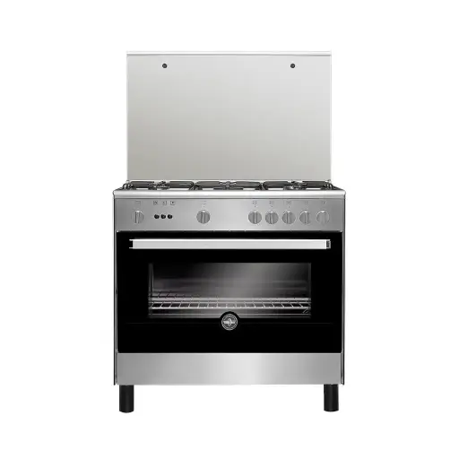 [9C103RC1X41WW] LA GERMANIA Freestanding Cooker 90 x 60 - 5 Gas Burners Stainless 9C103RC1X41WW