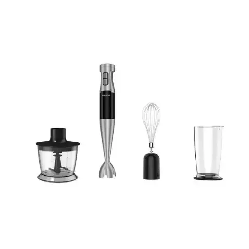 [HB-1000T] خلاط يدوى تورنيدو 1000 وات مزود بمضرب بيض من الاستانلس ستيل لون أسود 