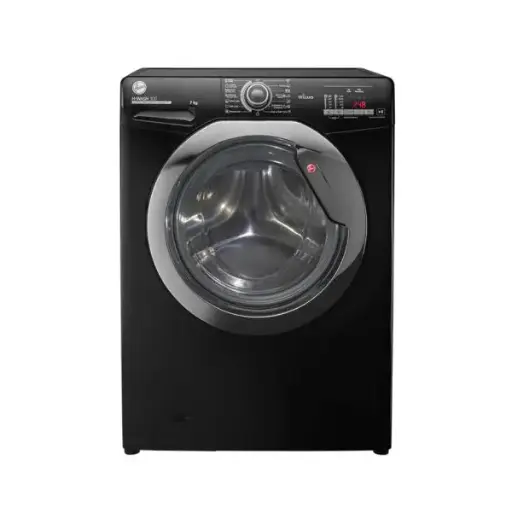 [H3WS173DC3B-ELA] Hoover 7 kg Front Load Automatic Washing Machine, Black H3WS173DC3B-ELA