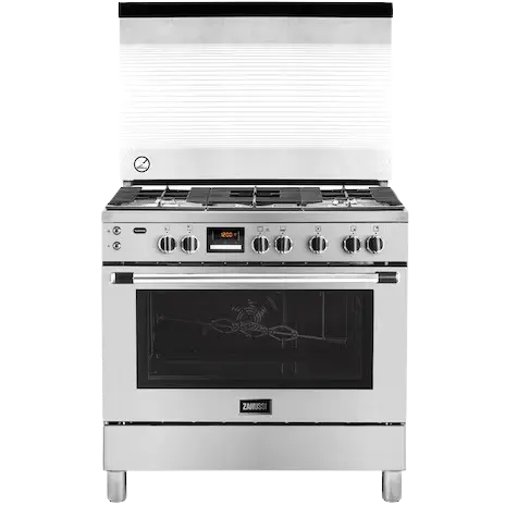 [18189_490] بوتجاز زانوسى 90 تيست ماكس (مروحة تبريد وفرن  -مروحة تسخين -تايمر- حامل زهر - أمان كامل ) - ZCG92686XA 