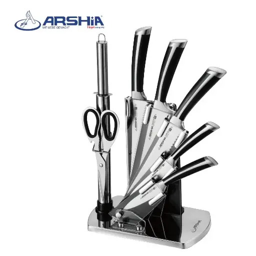 [18403] 8-piece knife set with a stand, Lux