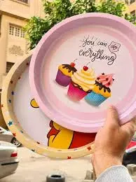 [20261_223520261010] صينية صاج مطبوعه 31.5 سم 