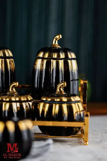 [20630_223520630010] طقم توابل لوكس مضلع 7ق