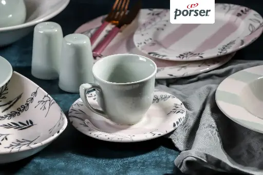 [20657_223520657010] Turkish Prosser Dinner Set 45 Pieces 795/5400