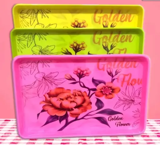 [20675_223520675010] طقم صوانى كف صينى الوان ميكس كبير 100781