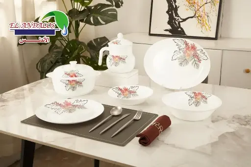 [21086_223521086010] Arcopal 60-piece round white dinner set 3998 S3400WA