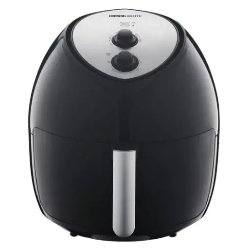 [AF-120RA] قلايه بلاك اند وايت 12لتر دائريه انالوج