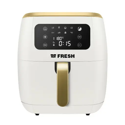 [X-Large W] قلايه فريش بدون زيت هوائيه 7 لتر ابيضX-Large W