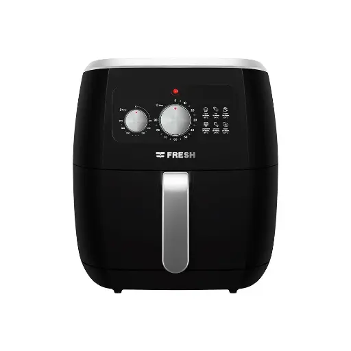 [FAF-M1800] قلايه فريش بدون زيت هوائيه 7 لتر ميكانيكال 1800 واط سيلفرFAF-M1800