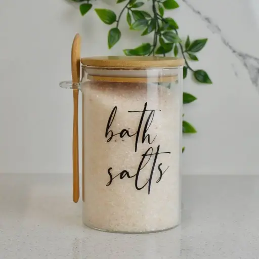 [22064] برطمان توابل زجاج مدور عسلى بمعلقه 1221