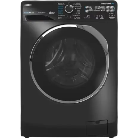 [ZWF8221BL7] غساله زانوسى فول اوتوماتيك 8ك ستيم ماكس 1200 لفه اسود باب اسودZWF8221BL7