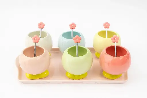 [22279] طقم جيلى بالصينيه مدور 0905/1320