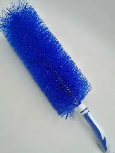 [22203] Large bottle brush with leather handle