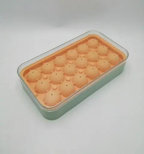 [22213] 3-piece ice cube tray with lid