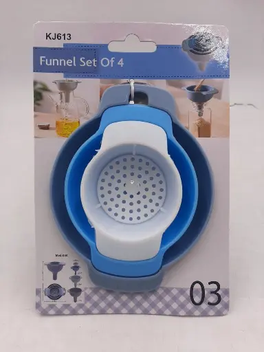 [22220] 3-piece plastic funnel