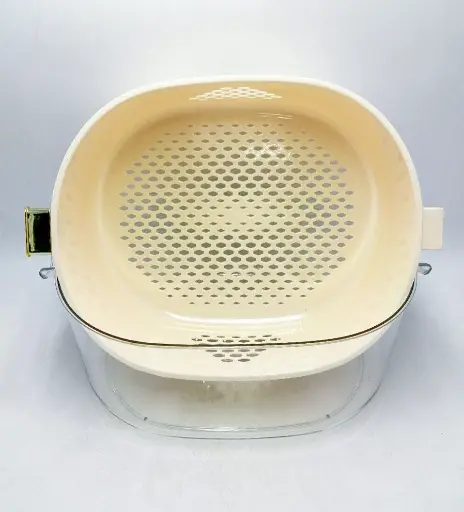 [22236] 2-piece oval vegetable strainer