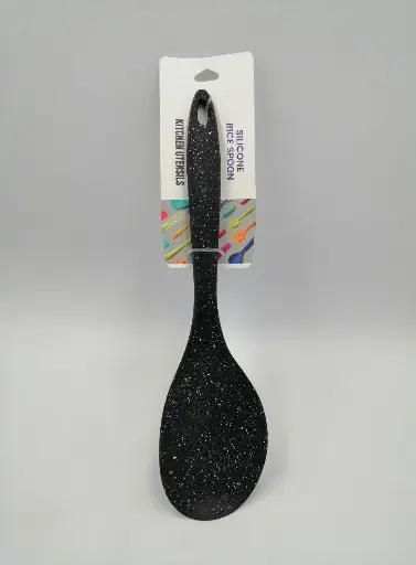 [22241] Silicone spoon * Black silicone