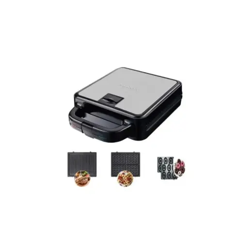 [SK-08064N] صانع ساندوتش سوكانى 3*1 دونتس 1400 واط SK-08064N