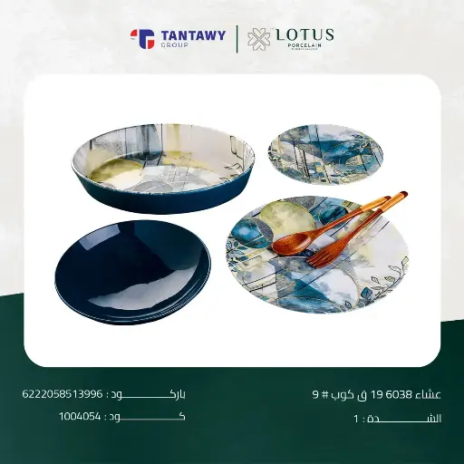 [222135] Dinner set 19 pieces 6038 #1