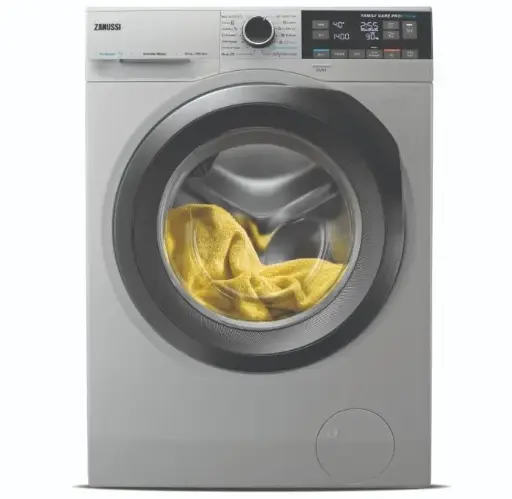 [ZW8F11683NS] غساله زانوسى اتوماتيك 10 ك فضي باب اسود - مجف 6 كيلو- انفرتر ZW8F11683NS