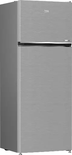 [RDNE455MK] Beko No Frost Refrigerator 430 L Net - Top Freezer - Silver - RDNE455MK