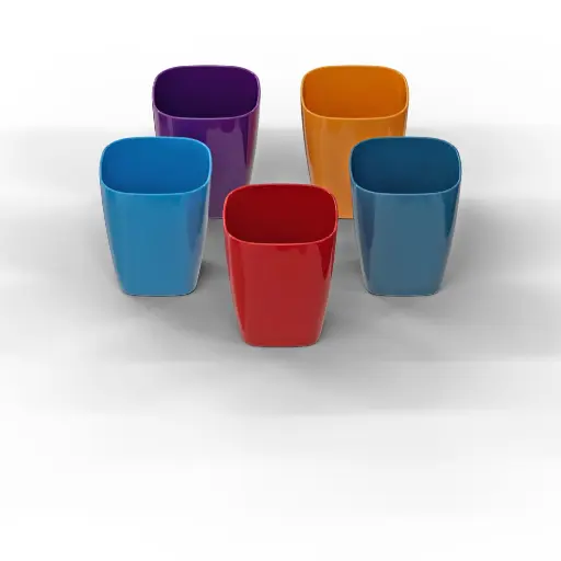 [222341] كوب مربع الوان